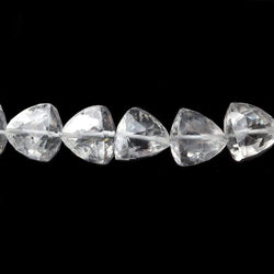 9x9-10x10m Crystal Quartz Straight Drill Trillions 15 inch 42 pieces AAA (ONLINE ORDER ONLY)