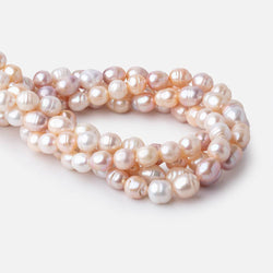 9x9-12x9mm Tri Color Baroque Freshwater Pearls 15.5 inch 35 Beads (ONLINE ORDER ONLY)