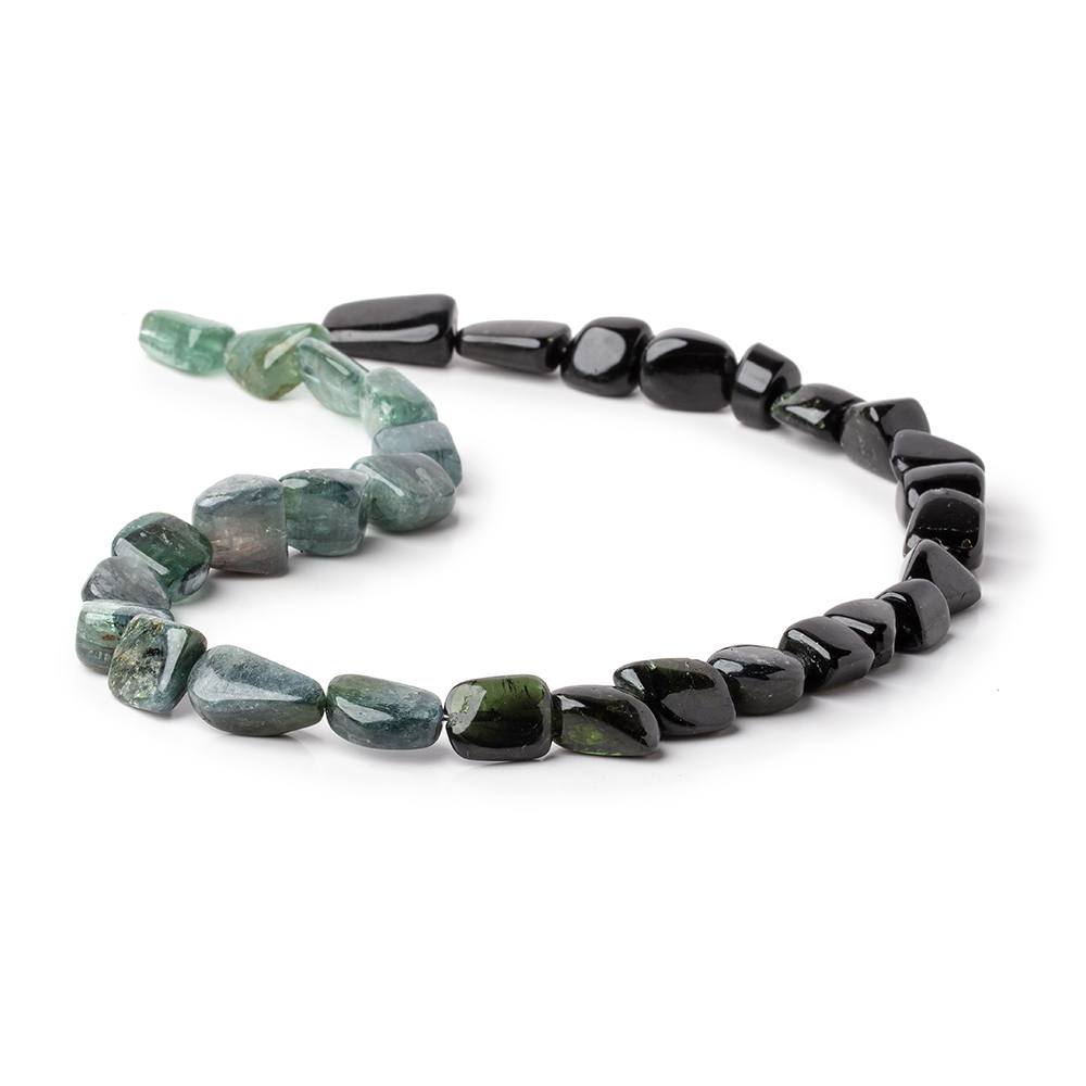 9x9-17x10mm Multi Color Tourmaline Plain Nugget Beads 14.75 inch 32 pieces (ONLINE ORDER ONLY)
