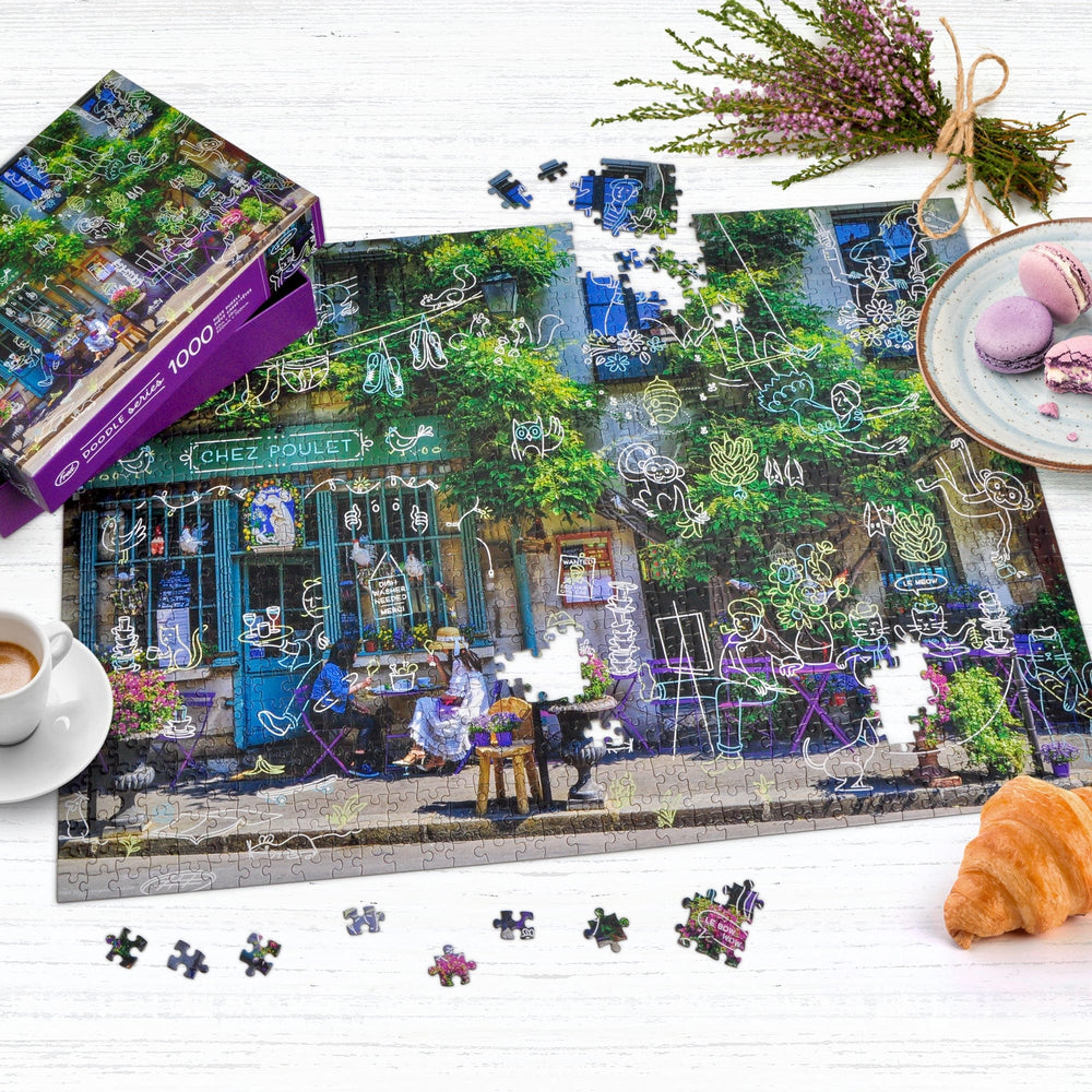 A Busy Day at Chez Poulet 1000 Piece Jigsaw Puzzle Fred (ONLINE ORDER ONLY)