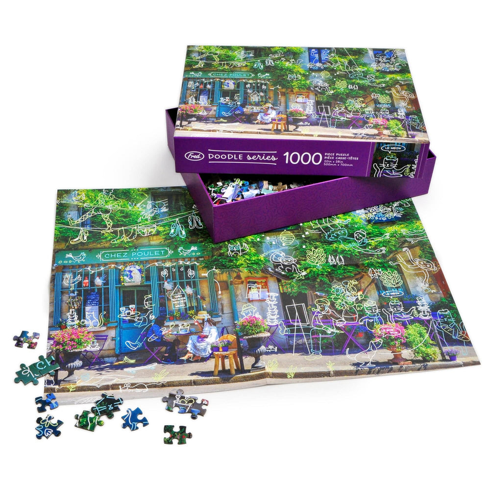 A Busy Day at Chez Poulet 1000 Piece Jigsaw Puzzle Fred (ONLINE ORDER ONLY)