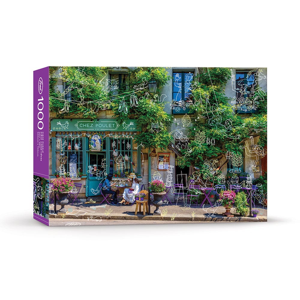 A Busy Day at Chez Poulet 1000 Piece Jigsaw Puzzle Fred (ONLINE ORDER ONLY)