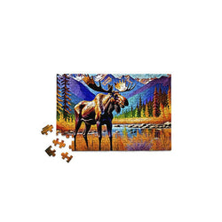 A Colorful Moose 150 Piece Mini Jigsaw Puzzle Micro Puzzles (ONLINE ORDER ONLY)