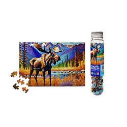 A Colorful Moose 150 Piece Mini Jigsaw Puzzle Micro Puzzles (ONLINE ORDER ONLY)