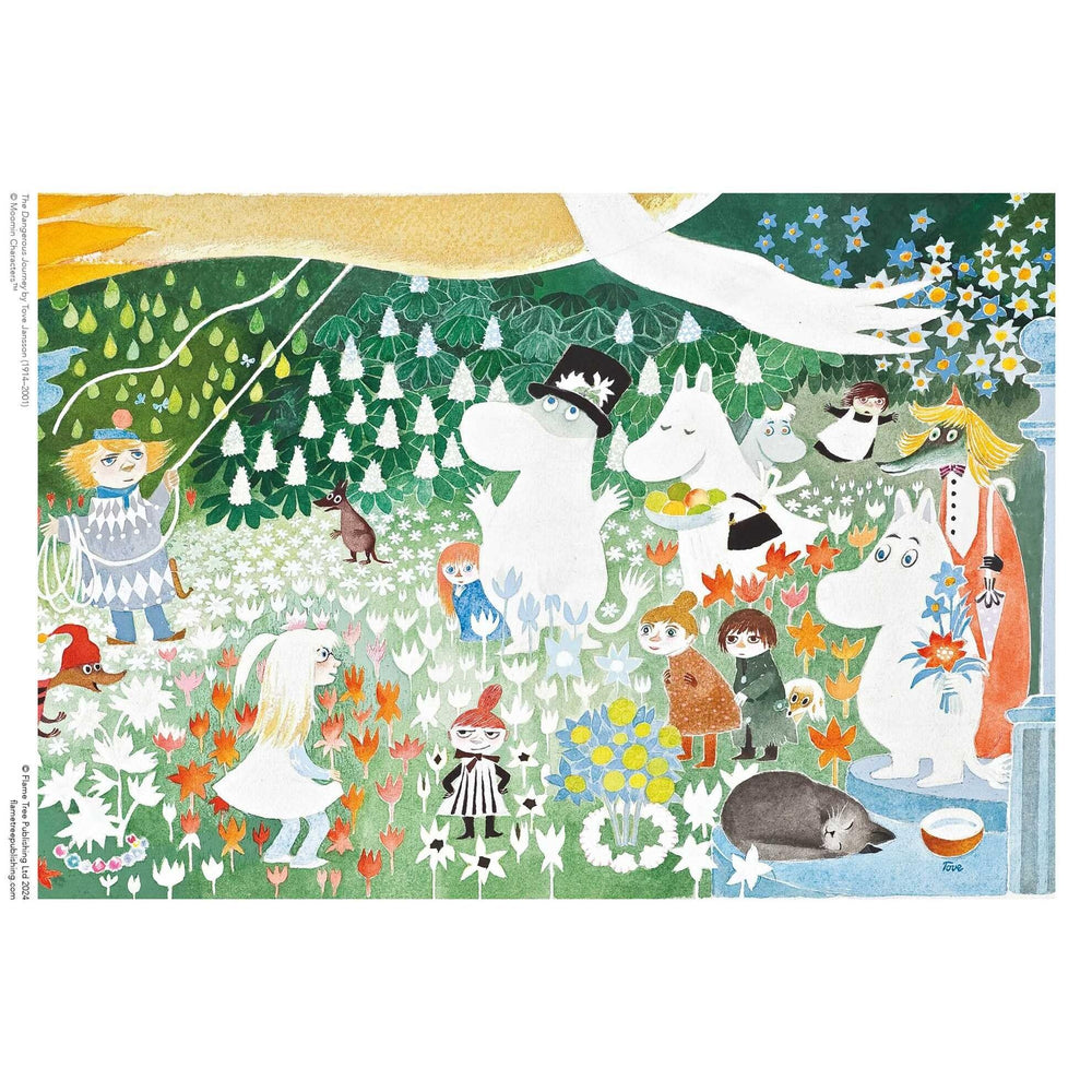 A Dangerous Journey Moomin 1000 Piece Jigsaw Puzzle Flame Tree