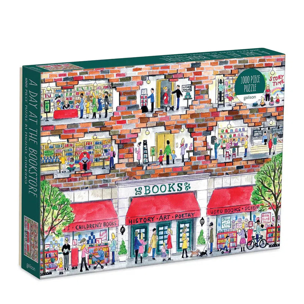 A Day at the Bookstore 1000 Piece Jigsaw Puzzle Galison (ONLINE ORDER ONLY)