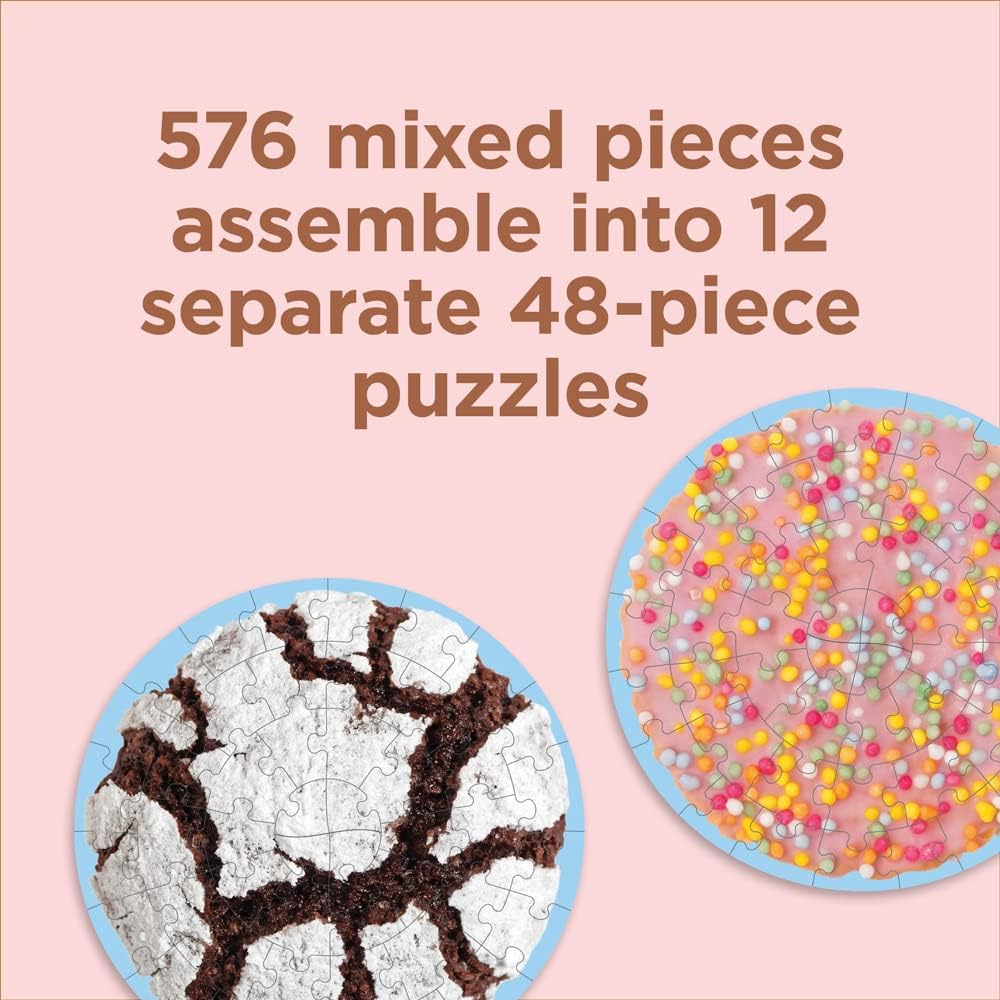 A Dozen From the Oven Cookies 576 Piece Jigsaw Puzzle Set Chronicle (ONLINE ORDER ONLY)
