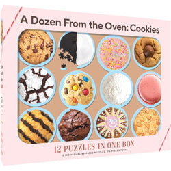 A Dozen From the Oven Cookies 576 Piece Jigsaw Puzzle Set Chronicle (ONLINE ORDER ONLY)