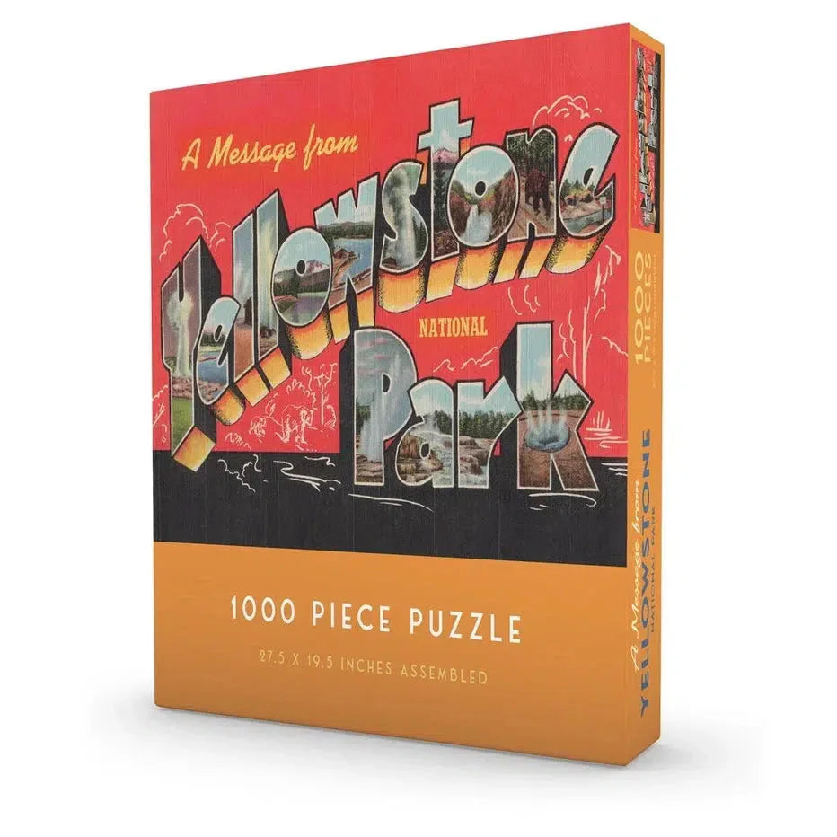 A Message from Yellowstone 1000 Piece Jigsaw Puzzle Gibbs Smith (ONLINE ORDER ONLY)