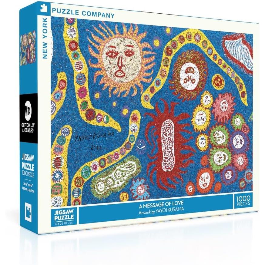 A Message of Love by Yayoi Kusama 1000 Piece Jigsaw Puzzle NYPC (ONLINE ORDER ONLY)