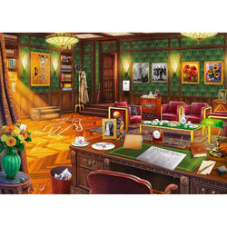 A Murderous Birthday 408 Piece Mystery Jigsaw Puzzle Ravensburger (ONLINE ORDER ONLY)