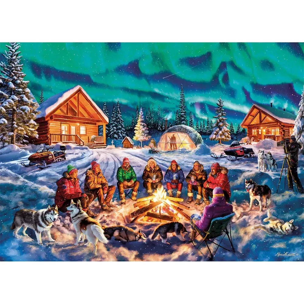 A Night if Northern Lights 1000 Piece Jigsaw Puzzle Gibsons (ONLINE ORDER ONLY)