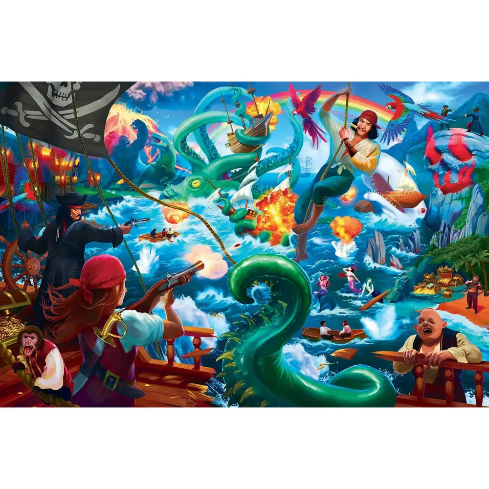 A Pirate's Life for Me 1000 Piece Jigsaw Puzzle Toynk