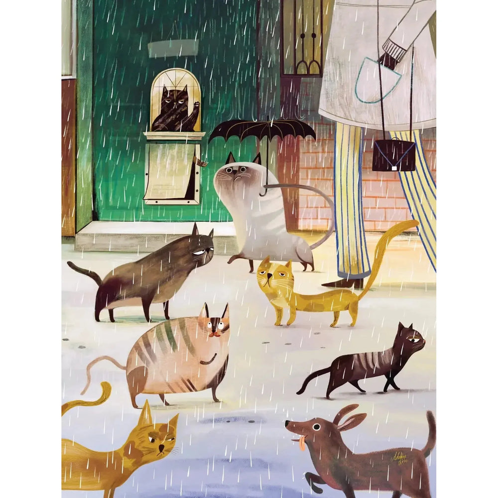 A Rainy Day by Adelina Lirius 500 Piece Jigsaw Puzzle NYPC
