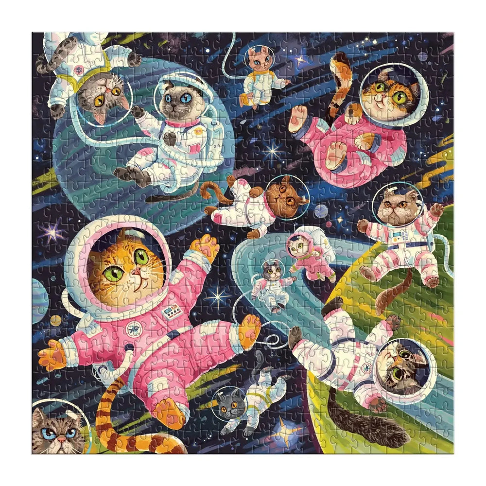 A Space Meowdyssey 500 Piece Jigsaw Puzzle Galison (ONLINE ORDER ONLY)