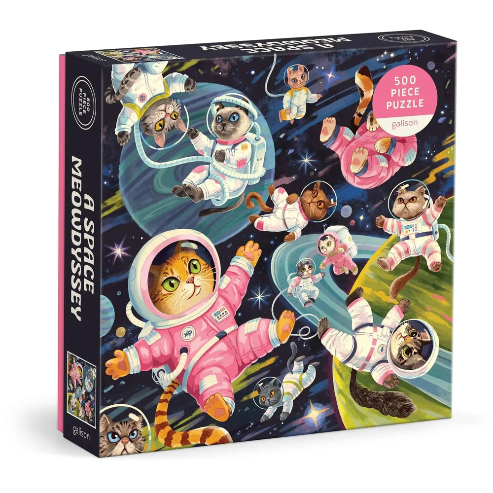 A Space Meowdyssey 500 Piece Jigsaw Puzzle Galison (ONLINE ORDER ONLY)