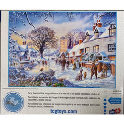 A Village in Winter Art Gallery 1000 Piece Jigsaw Puzzle Sure Lox (ONLINE ORDER ONLY)