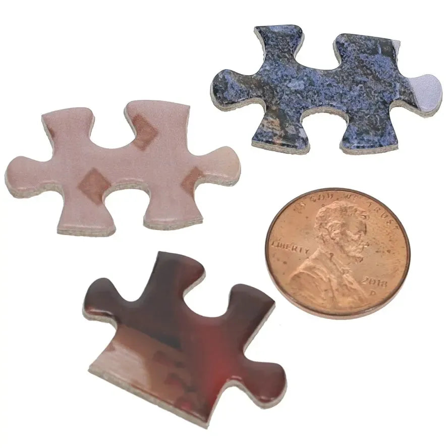 A is for Arson Set of 2 500 Piece Mystery Jigsaw Puzzles TDC