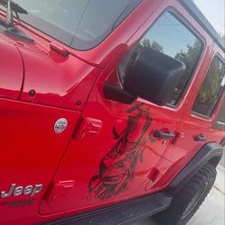 Japanese Anime Sticker For Car Stickers External Accessories Cartoon Racing Style Decorative Side Hood PVC Vinyl Decals (ONLINE ORDER ONLY)