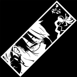 Tsubasa Hanekawa Monogatari Series Car Stickers Window Windshield Bumper Decoration Stickers Auto Parts Laser Vinyl Decals (ONLINE ORDER ONLY)