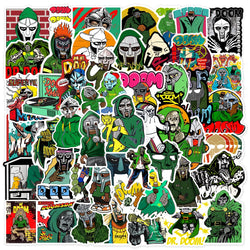 MF DOOM Stickers Pack: 10/30/50PCS Graffiti Decals for Phone, Laptop, Suitcase (ONLINE ORDER ONLY)