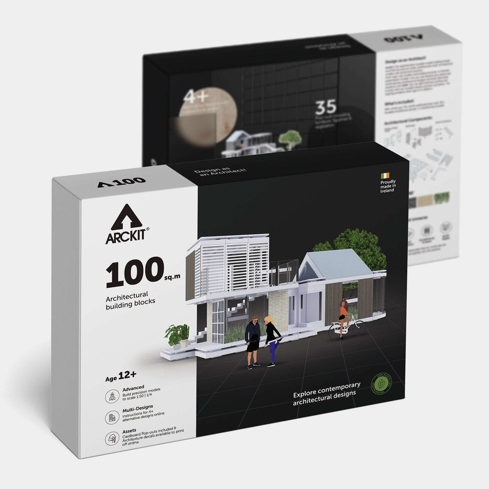 Bundle kit of 10 Arckit A100 Architectural Model Building Kits & Building Plates (ONLINE ORDER ONLY)