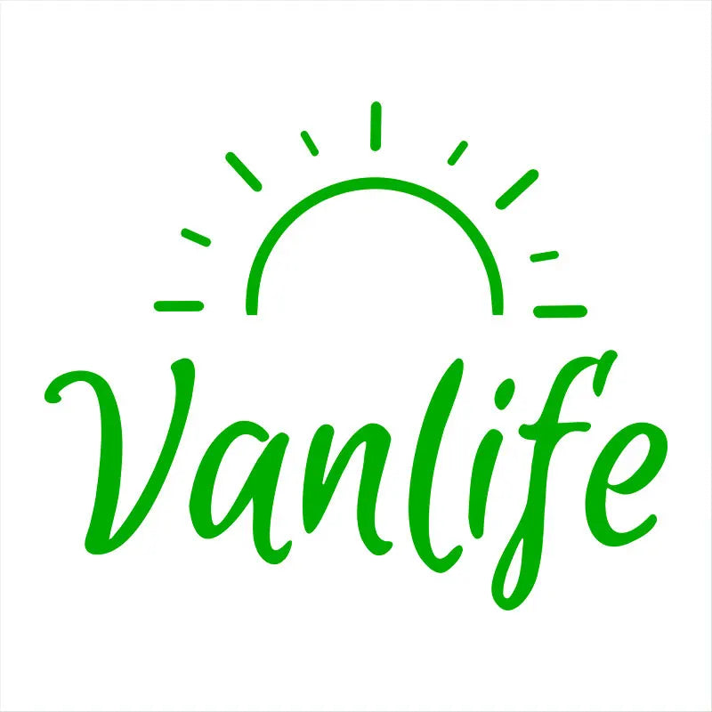 Vanlife Car Stickers For Sun Camping, Reflective Vinyl Decals For Personality Decoration, Suitable For Rv, Off-Road (ONLINE ORDER ONLY)