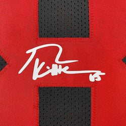 Framed Facsimile Autographed George Kittle 35x39 San Francisco Black Reprint Laser Auto Football Jersey (ONLINE ORDER ONLY)
