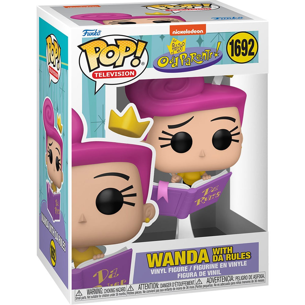Funko POP! Television: The Fairy Oddparents - Wanda with Da Rules 1692 (ONLINE ORDER ONLY)