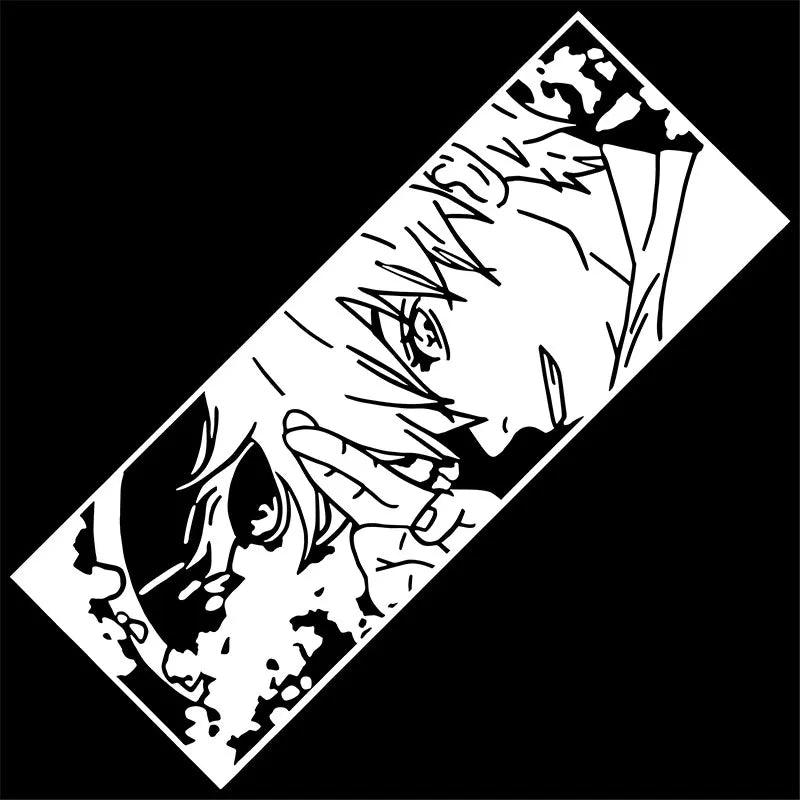 Cartoo Car Sticker My Domain Anime Stickers Personality Decoration Laptop Computer Auto Parts Bumper Window PVC Vinyl Decals (ONLINE ORDER ONLY)