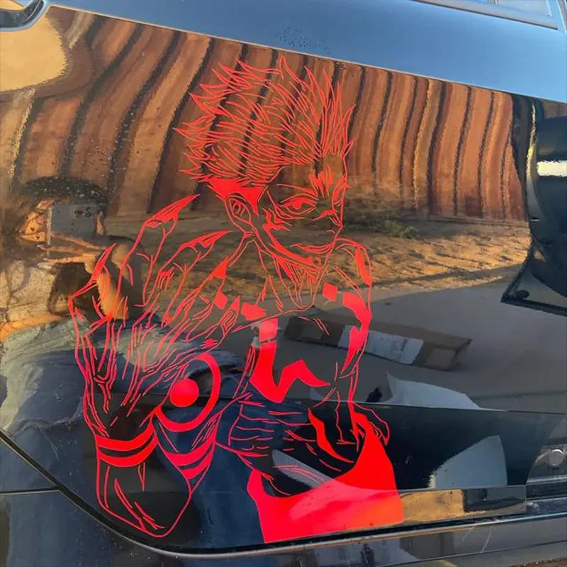 Anime Large Stickers For Car Sticker Handsome Boy Window Body Hood Decoration Die Cutting Waterproof Prevent PVC Vinyl Decals (ONLINE ORDER ONLY)