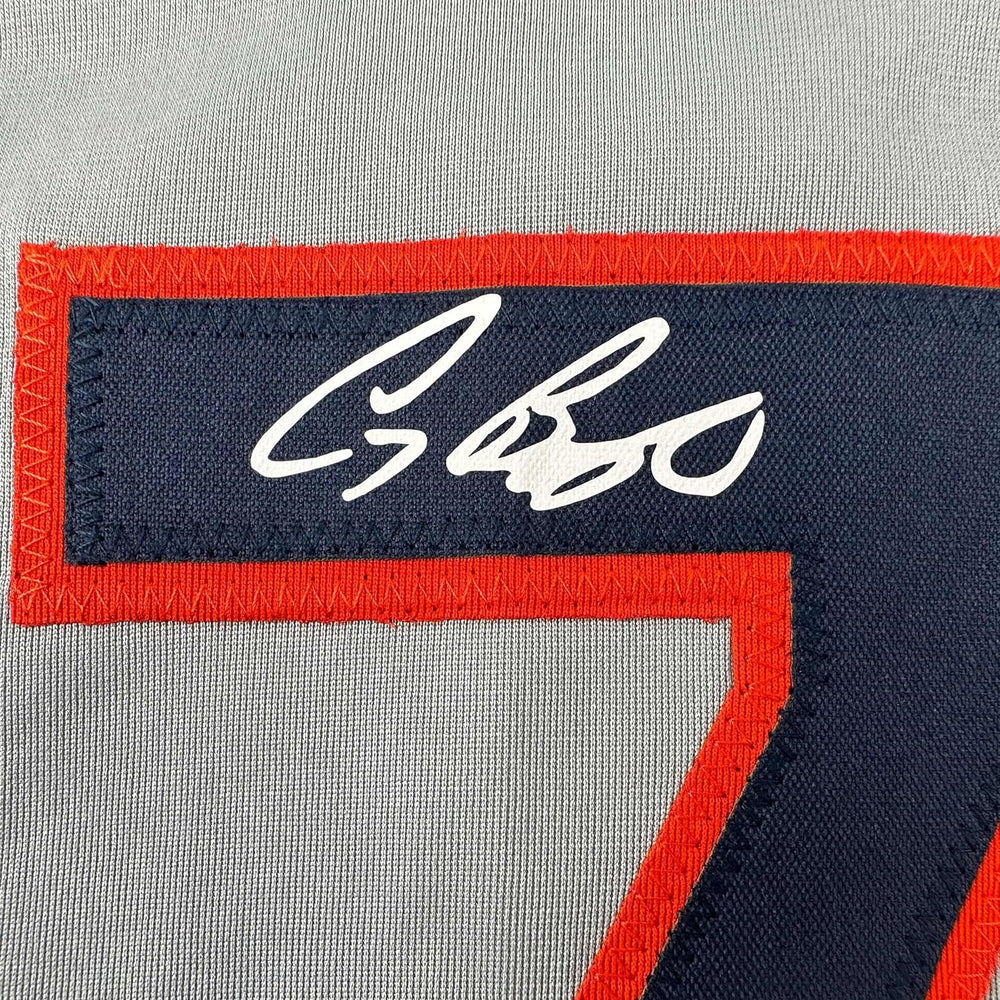Framed Facsimile Autographed Craig Biggio 35x39 Houston Grey Reprint Laser Auto Baseball Jersey (ONLINE ORDER ONLY)
