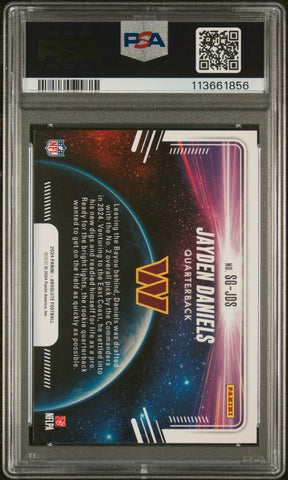 Graded 2024 Panini Absolute Jayden Daniels #SGJDS Star Gazing Rookie RC Football Card PSA 10 Gem Mint (ONLINE ORDER ONLY)