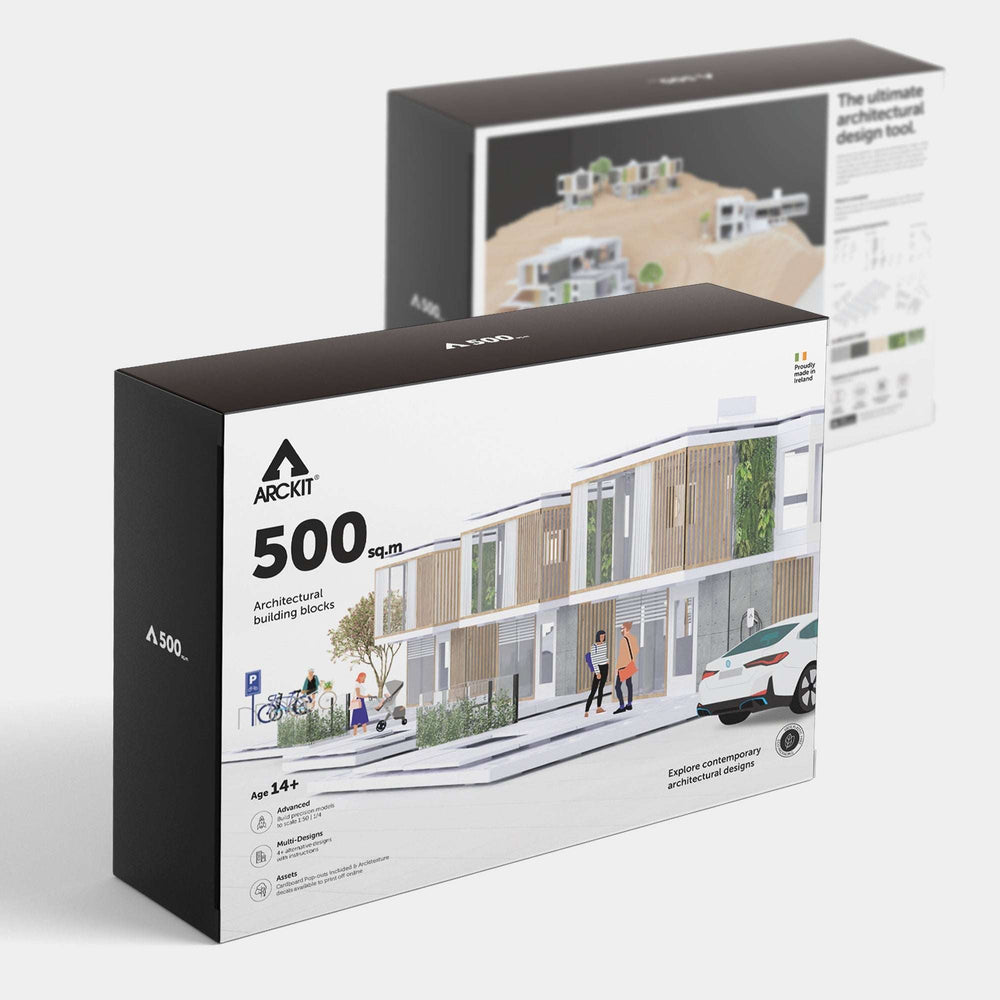 Bundle kit of 6 Arckit A500 Architectural Model Building Kits & Building Plates (ONLINE ORDER ONLY)