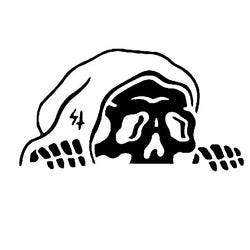 Peep Skeleton Car Sticker Decorated Windshield Windows Halloween  Lurking Reaper Ghost Stickers Die Cutting Vinyl Decals (ONLINE ORDER ONLY)