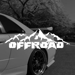 Mountain Graphic Off Road Funny Vinyl Decal Creative Camping Adventure Car Sticker (ONLINE ORDER ONLY)