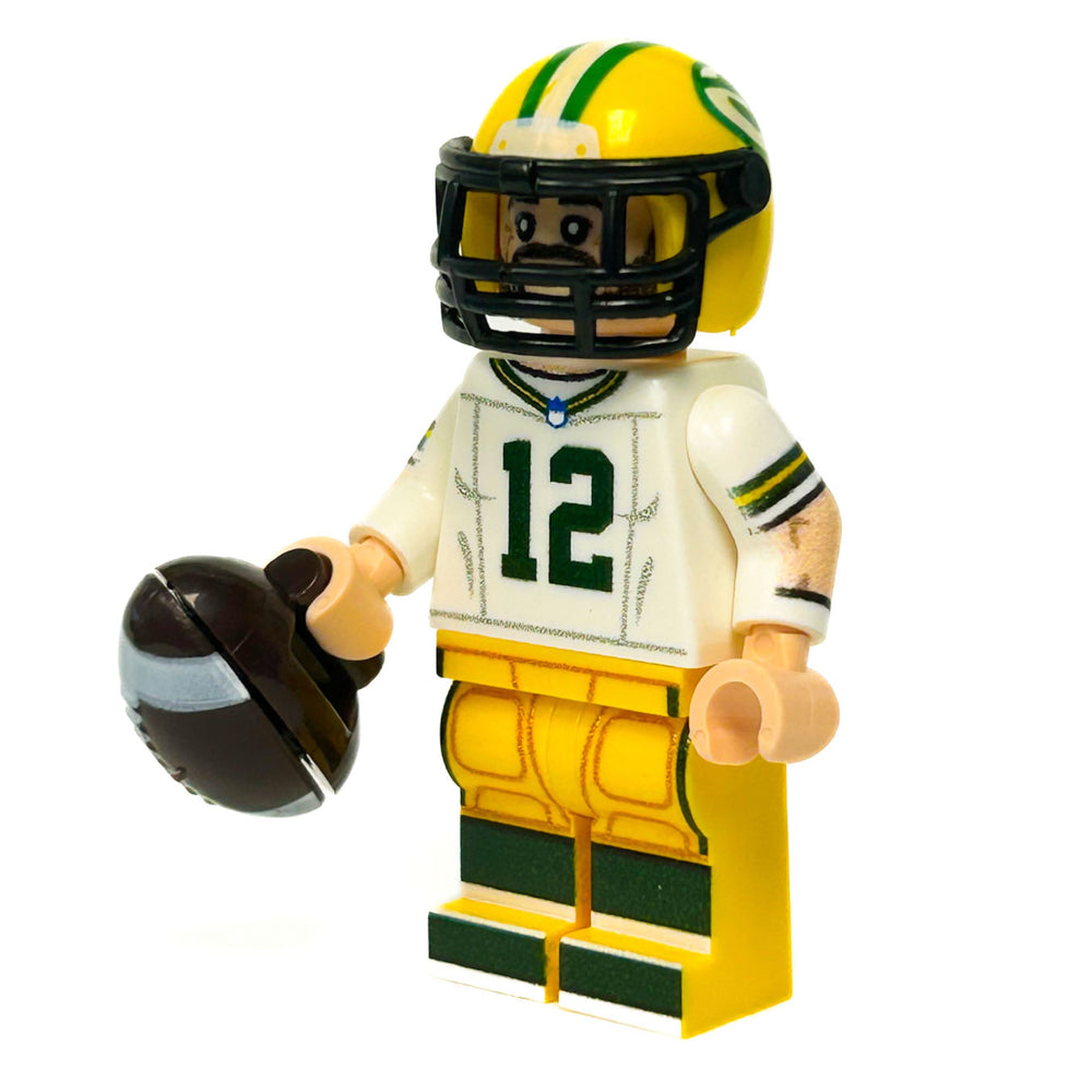 #12 QB Green Bay Football Player Minifig (ONLINE ORDER ONLY)