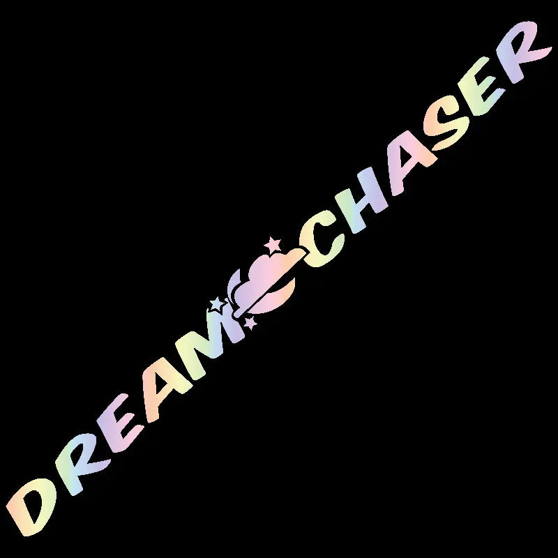 Dream Chaser Car Sticke Windshield Banner JDM Graphics Stance Auto Parts Window Decoration Die Cutting Vinyl Decals (ONLINE ORDER ONLY)