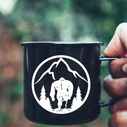 Bigfoot Car Stickers Shape Round Snowman Mountain Forest Decals Decoration Notebook Window Sun Protection And Vinyl Decals (ONLINE ORDER ONLY)
