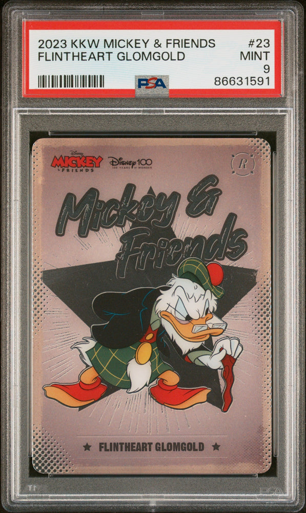 2023 KAKAWOW HOTBOX MICKEY & FRIENDS CHEERFUL TIMES FLINTHEART GLOMGOLD 23 PSA 9 (Online Order Only)