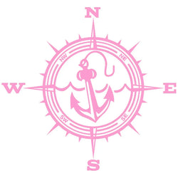 Anchor Car Sticker Adventure Travel Pirate Ship The Compass PVC Laser Stickers Voiture The Window Decoration Vinyl Decal (ONLINE ORDER ONLY)