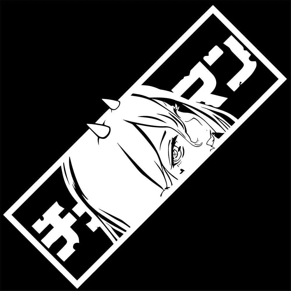 Makima | マキマ Shihai No Akuma | CH∀INS∀WM∀N Car Sticker Anime Beautiful Girl The Window Decoration Die Cutting PVC Laser Decals (ONLINE ORDER ONLY)