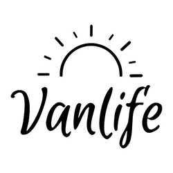 Vanlife Car Stickers For Sun Camping, Reflective Vinyl Decals For Personality Decoration, Suitable For Rv, Off-Road (ONLINE ORDER ONLY)