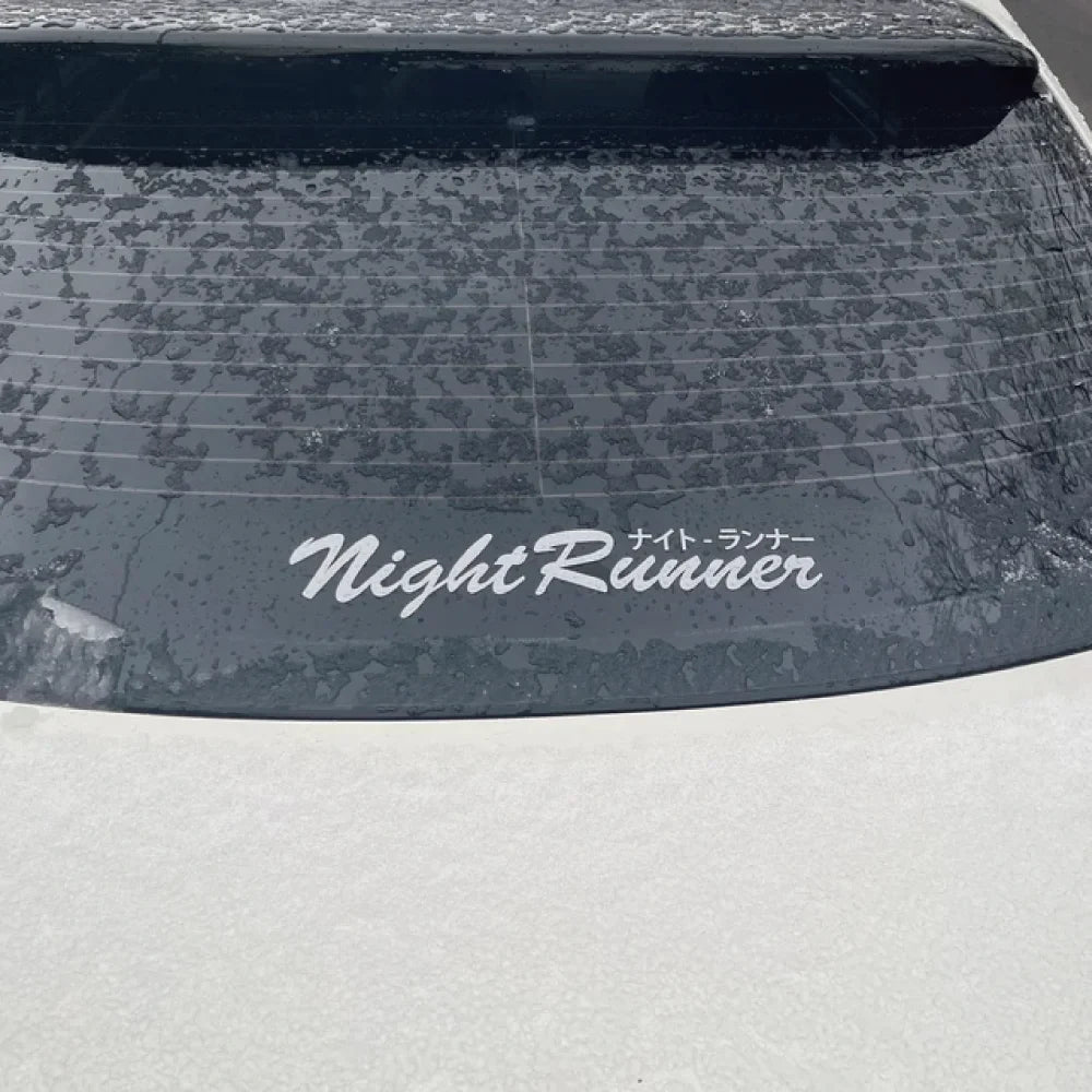 Night Runner Car Sticker Japanese Decals JDM Stand Drifts Racing Spirit Animated Body Shapes Decorated Vinyl Decals (ONLINE ORDER ONLY)