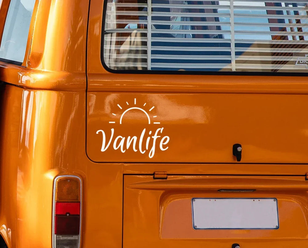 Vanlife Car Stickers For Sun Camping, Reflective Vinyl Decals For Personality Decoration, Suitable For Rv, Off-Road (ONLINE ORDER ONLY)
