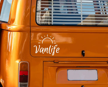 Vanlife Car Stickers For Sun Camping, Reflective Vinyl Decals For Personality Decoration, Suitable For Rv, Off-Road (ONLINE ORDER ONLY)