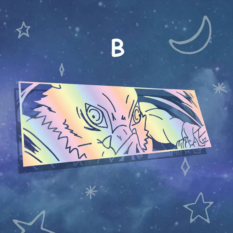 Cartoon Car Sticker Laptop Computer Slayers Anime Stickers Personality The Window Decoration Waterproof  Vinyl Decals (ONLINE ORDER ONLY)