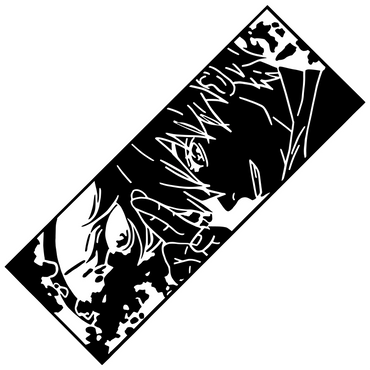 Cartoo Car Sticker My Domain Anime Stickers Personality Decoration Laptop Computer Auto Parts Bumper Window PVC Vinyl Decals (ONLINE ORDER ONLY)