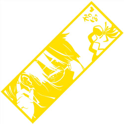 Tsubasa Hanekawa Monogatari Series Car Stickers Window Windshield Bumper Decoration Stickers Auto Parts Laser Vinyl Decals (ONLINE ORDER ONLY)