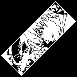 Cartoo Car Sticker My Domain Anime Stickers Personality Decoration Laptop Computer Auto Parts Bumper Window PVC Vinyl Decals (ONLINE ORDER ONLY)